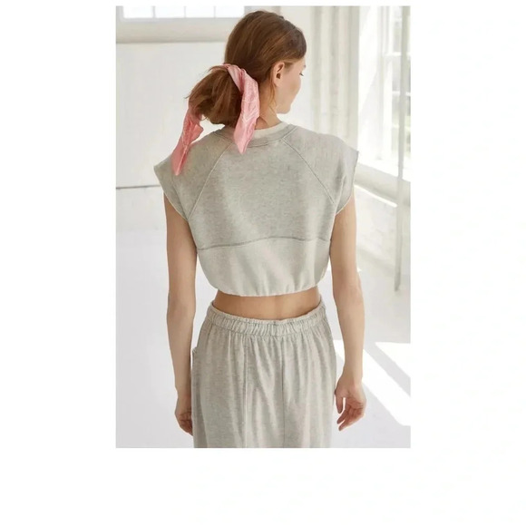 URBAN OUTFITTERS OUT FROM UNDER TAYLOR GRAY MULTI VARSITY TOP  XS - Picture 2 of 6